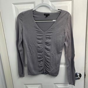 Womens gray sweater from express size small